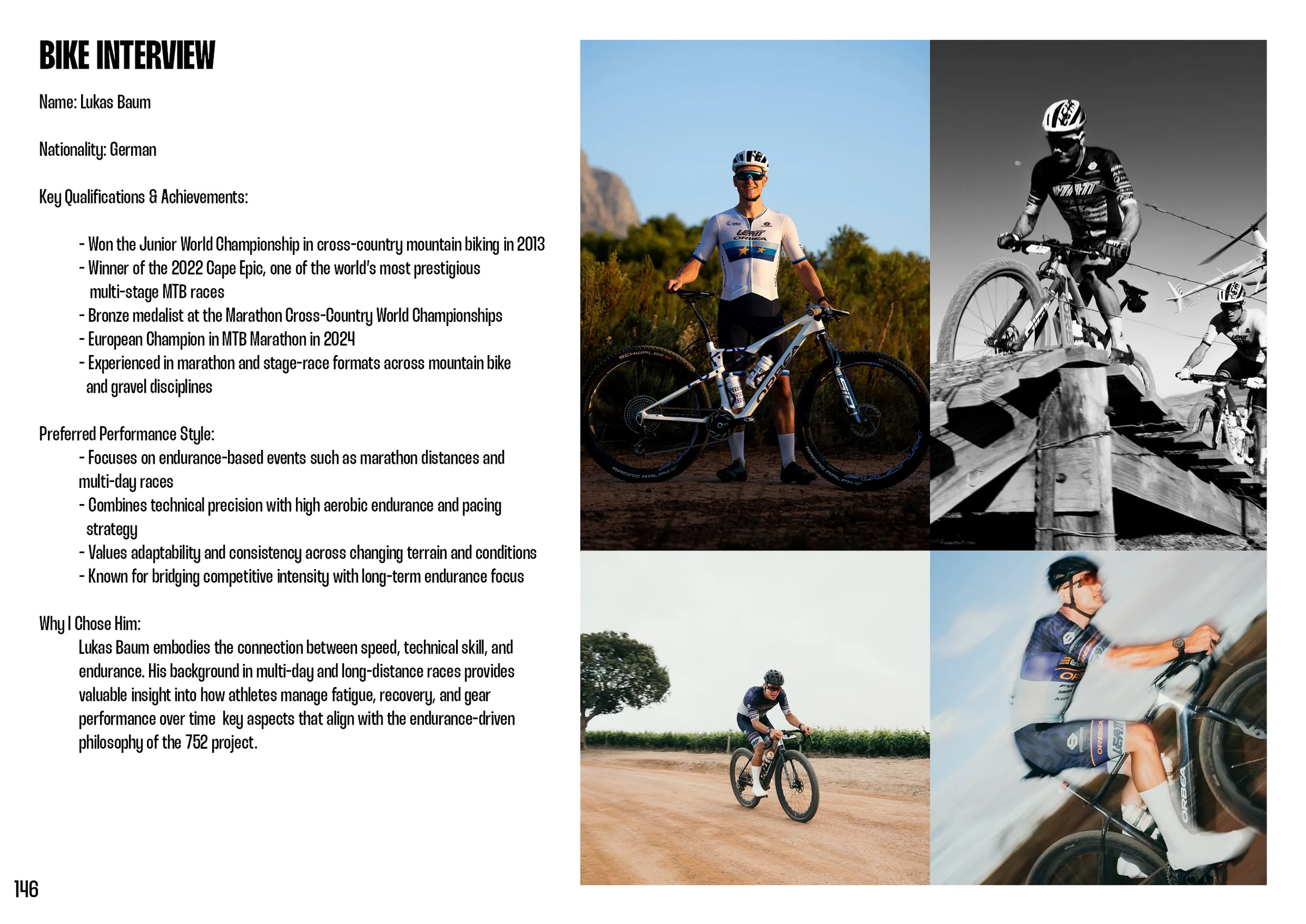 Cycling interview