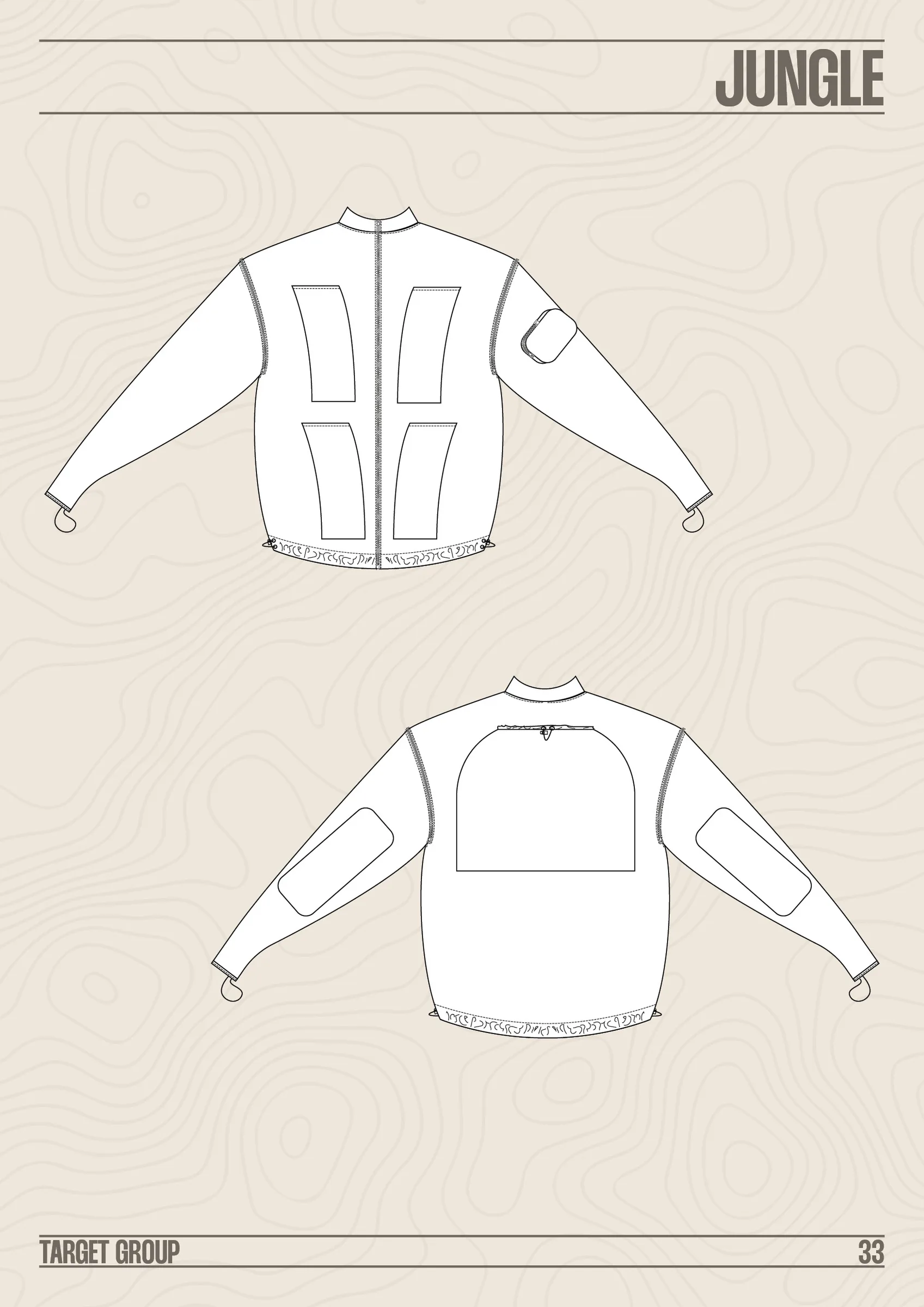 Jungle jacket flat